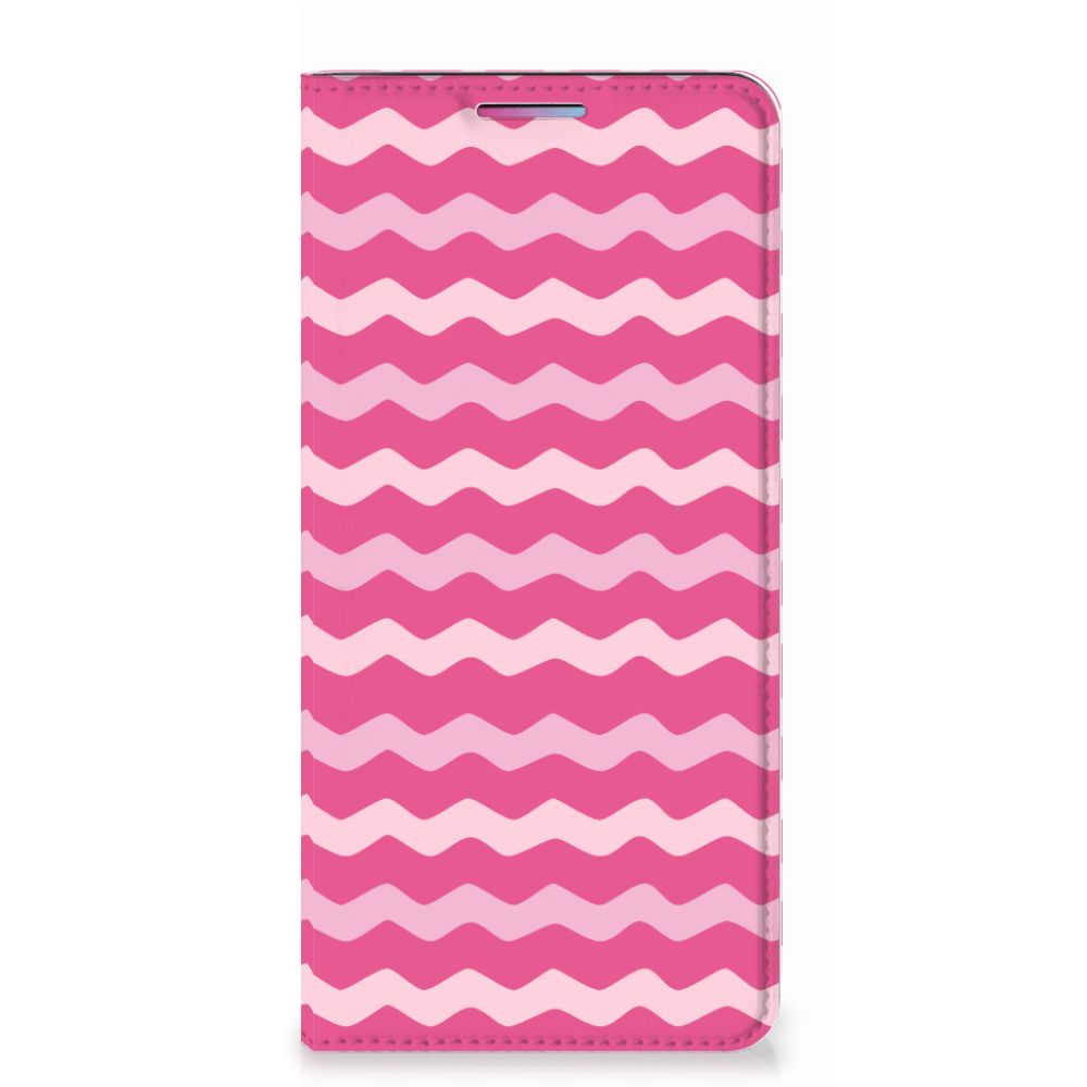Motorola Moto G60s Hoesje met Magneet Waves Pink - B2C Telecom