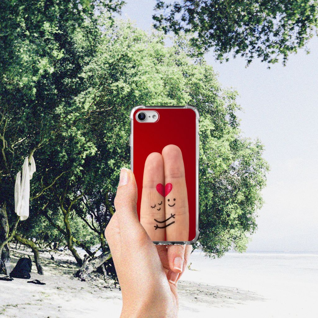 iPhone SE 2022/2020 | iPhone 8/7 Anti Shock Bumper Case Liefde - Origineel Romantisch Cadeau B2C Telecom