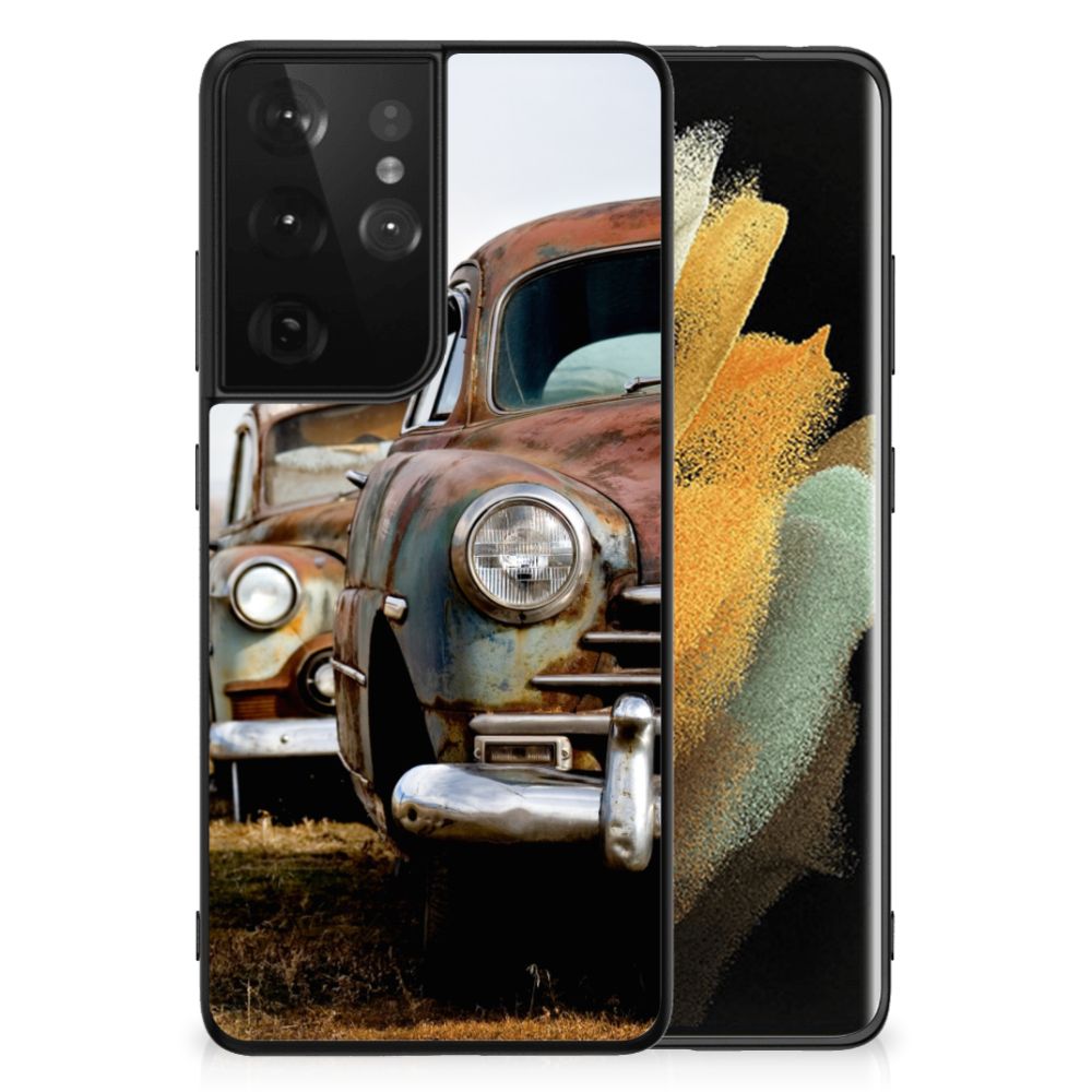 Samsung Galaxy S21 Ultra Silicone Back Case Vintage Auto B2C Telecom