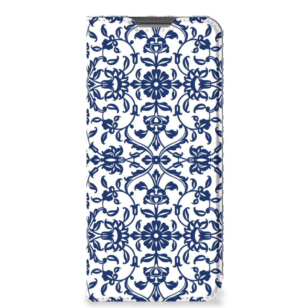OPPO A96 | A76 Smart Cover Flower Blue - B2C Telecom