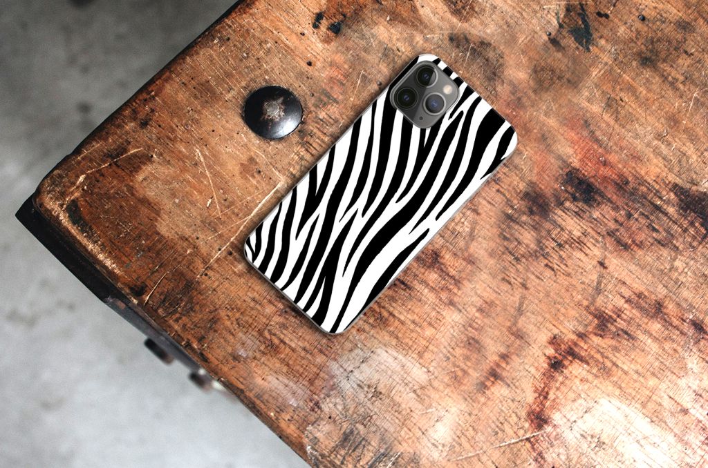 Apple iPhone 11 Pro TPU Hoesje Zebra