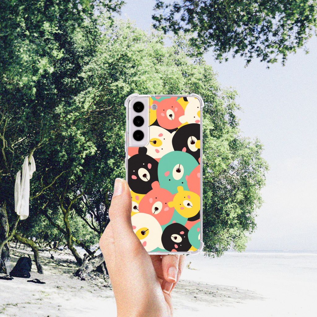 Samsung Galaxy S22 Plus Stevig Bumper Hoesje Bears B2C Telecom