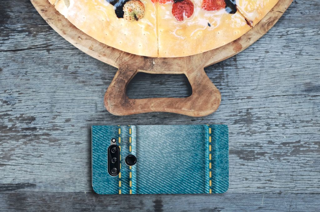 LG V40 Thinq Hippe Standcase Jeans