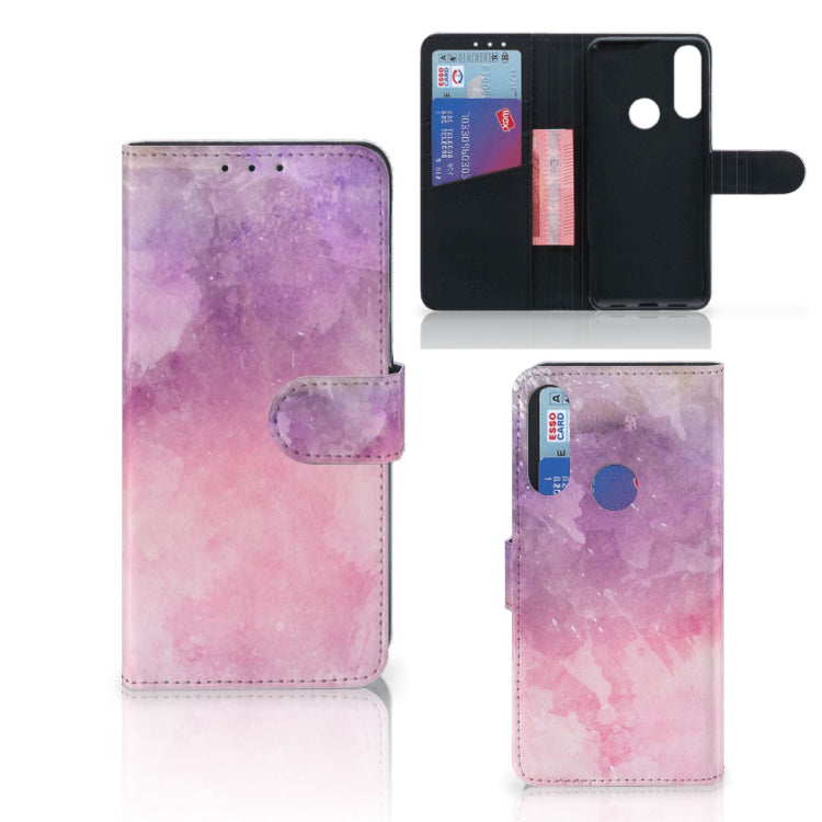 Hoesje Alcatel 1S 2020 Pink Purple Paint