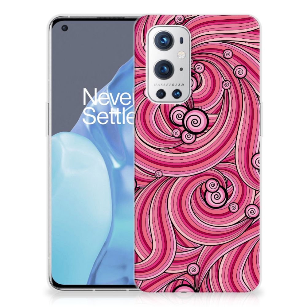 OnePlus 9 Pro Hoesje maken Swirl Pink B2C Telecom