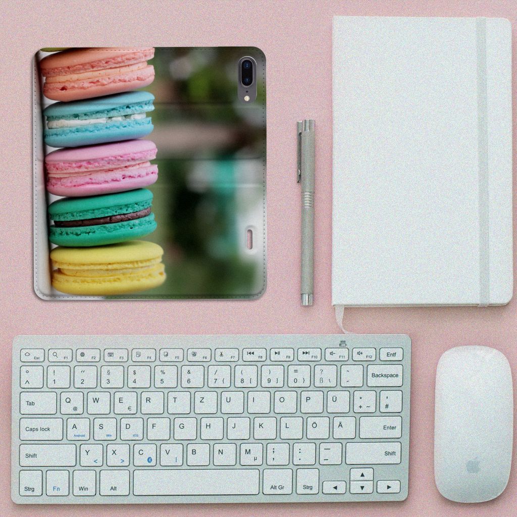 Apple iPhone 7 Plus | 8 Plus Flip Style Cover Macarons