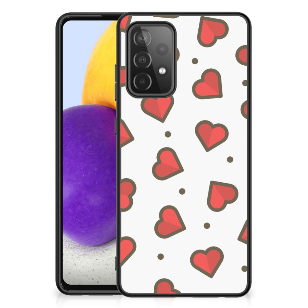 Samsung Galaxy A72 (5G/4G) Back Case Hearts