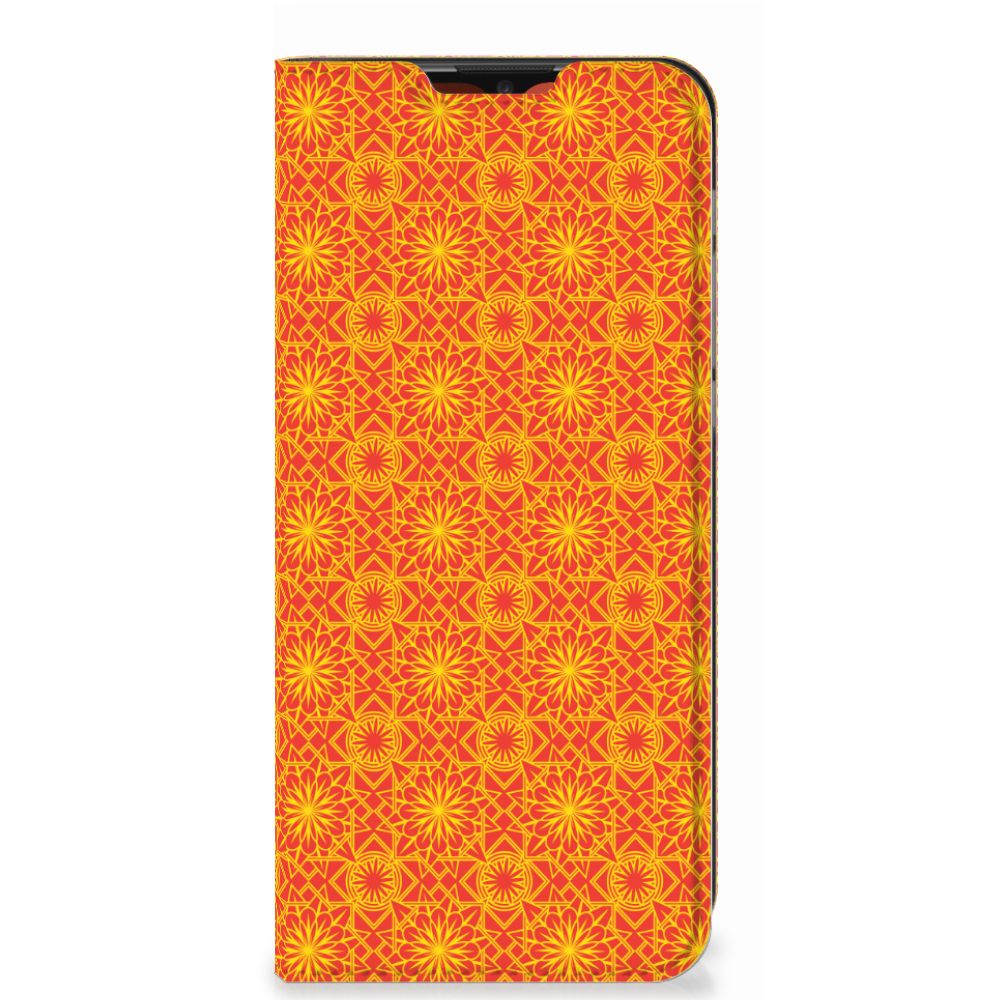 Motorola Moto E7 Power | E7i Power Hoesje met Magneet Batik Oranje - B2C Telecom