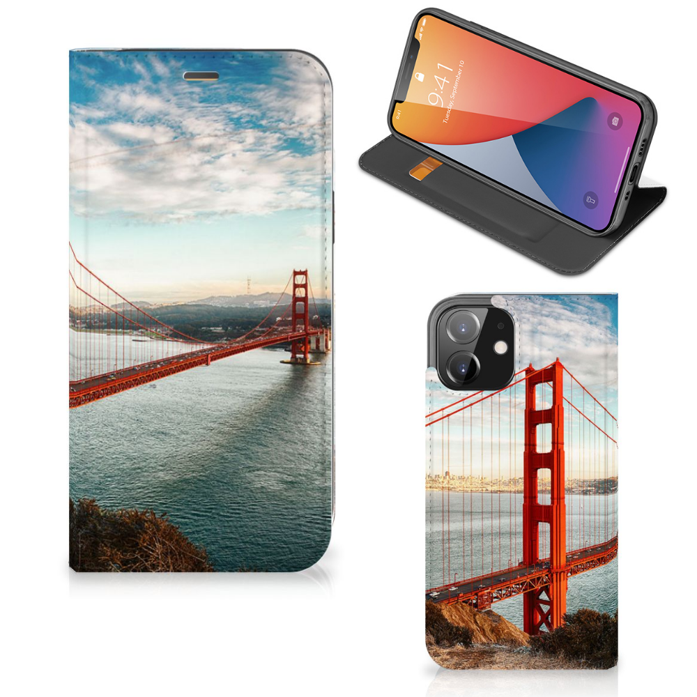 iPhone 12 | iPhone 12 Pro Book Cover Golden Gate Bridge - B2C Telecom