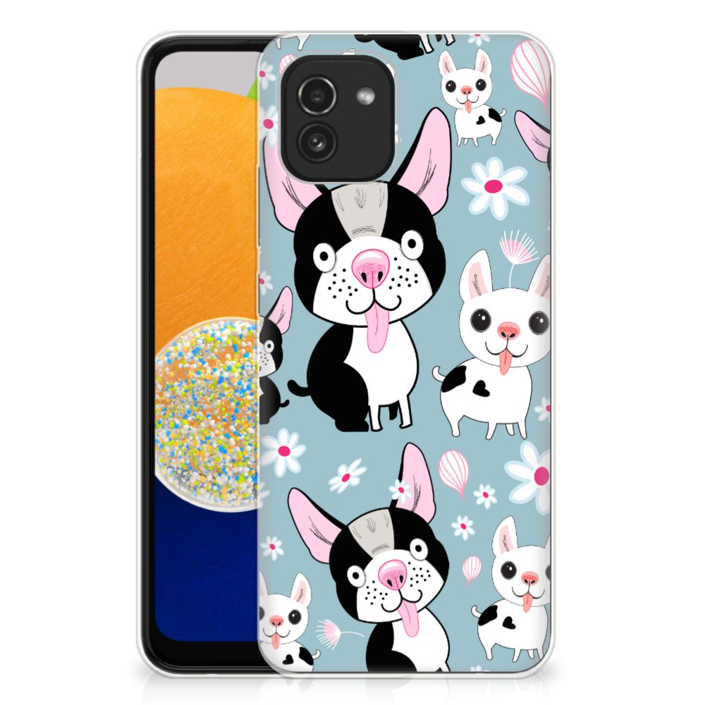 Samsung Galaxy A03 TPU Hoesje Hondjes B2C Telecom