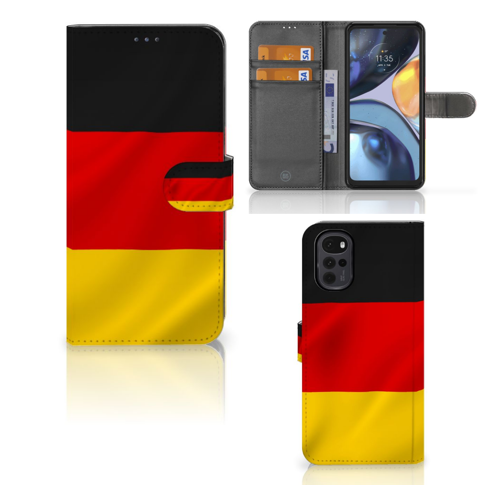 Motorola Moto G22 Bookstyle Case Duitsland