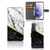 Samsung Galaxy S21 Plus Bookcase Marmer Wit Zwart - Origineel Cadeau Man