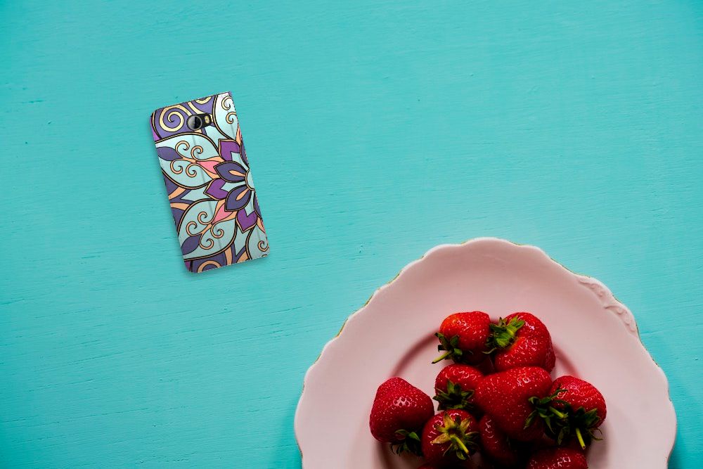 Huawei Y5 2 | Y6 Compact Smart Cover Purple Flower