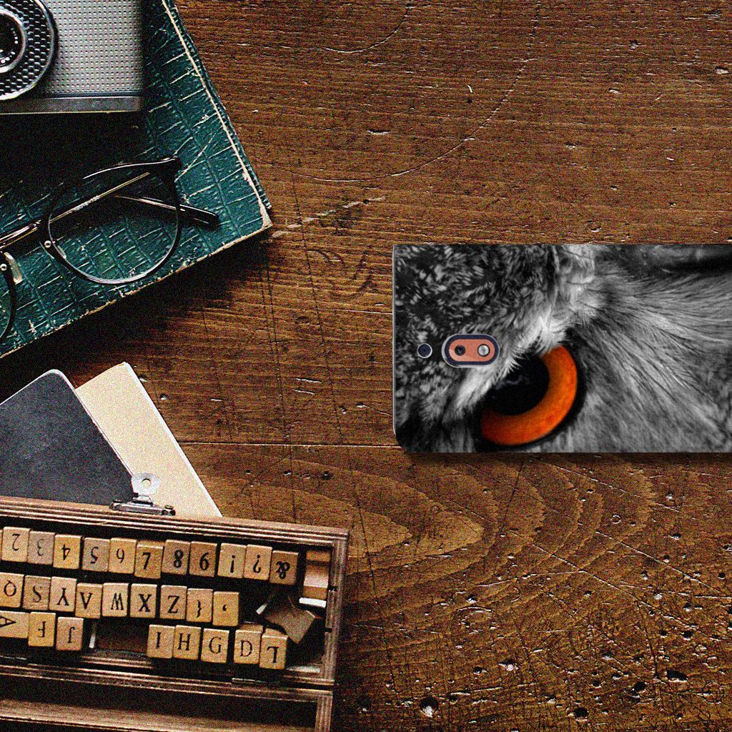 Nokia 2.1 2018 Hoesje maken Uil