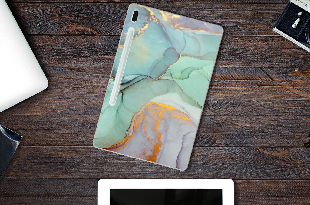 Tablethoes voor Samsung Galaxy Tab S7FE Watercolor Mix - B2C Telecom