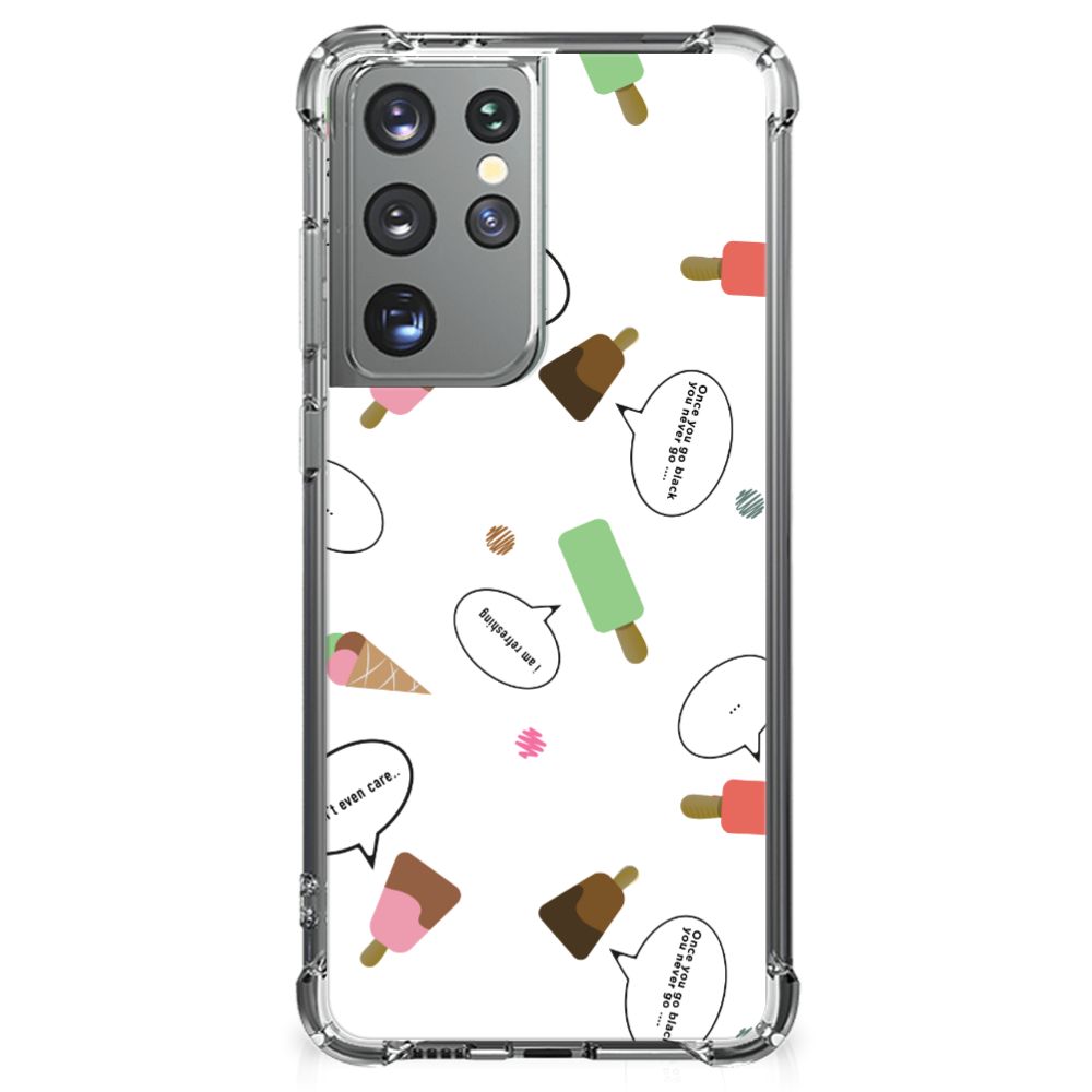 Samsung Galaxy S21 Ultra Beschermhoes IJsjes B2C Telecom