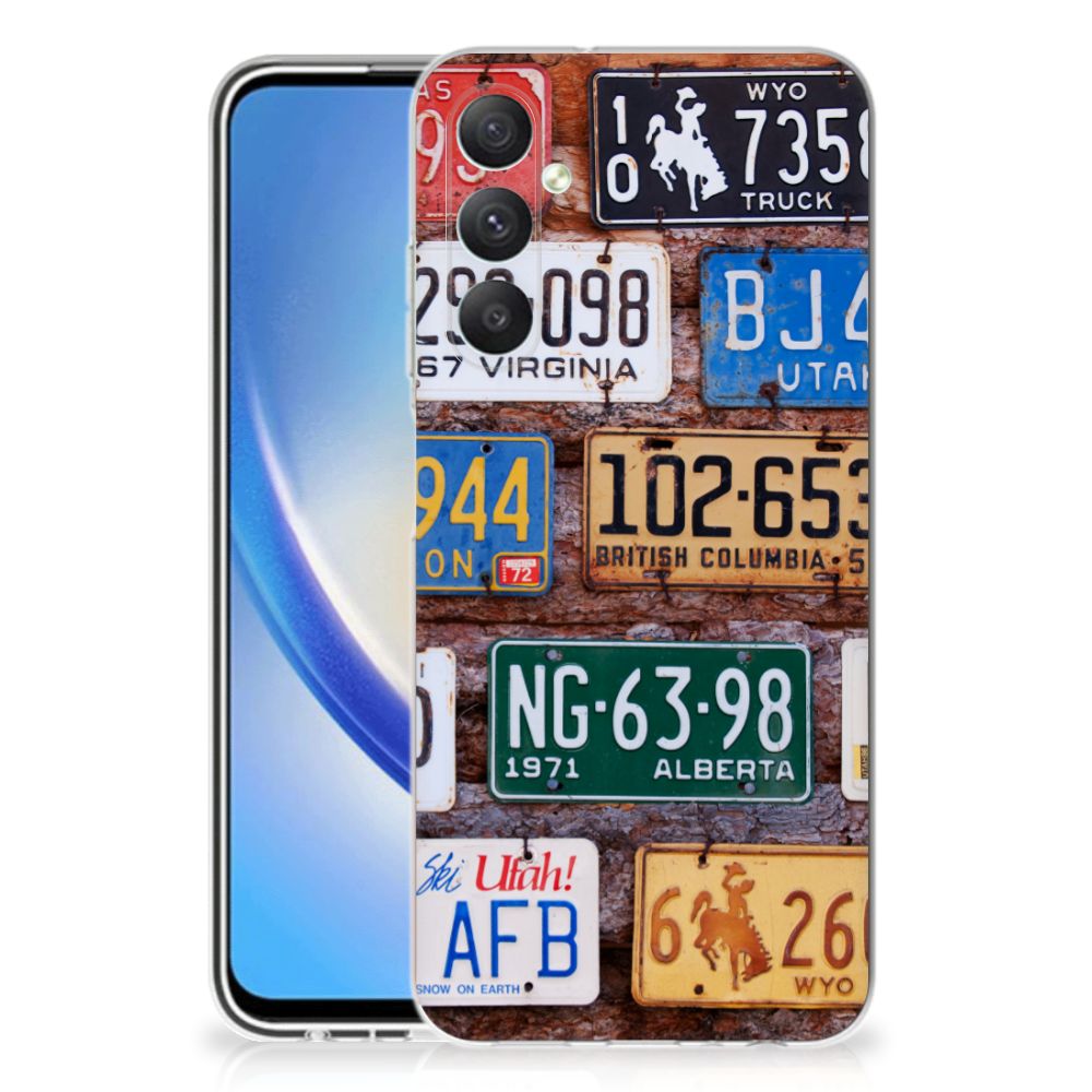 Samsung Galaxy A05S Siliconen Hoesje met foto Kentekenplaten