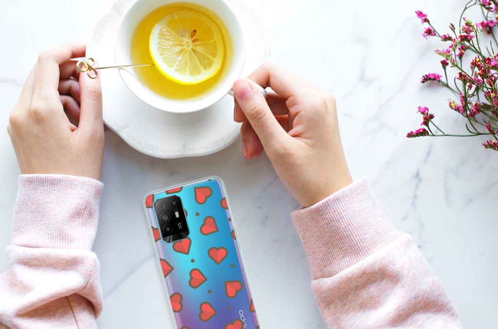 OPPO A94 5G | Reno5 Z TPU bumper Hearts B2C Telecom