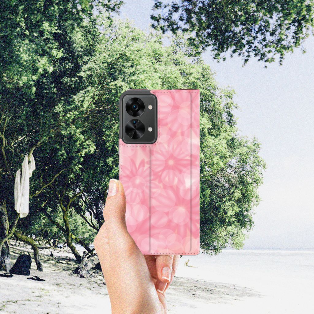 OnePlus Nord 2T Smart Cover Spring Flowers - B2C Telecom