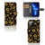 iPhone 13 Pro Hoesje Gouden Bloemen