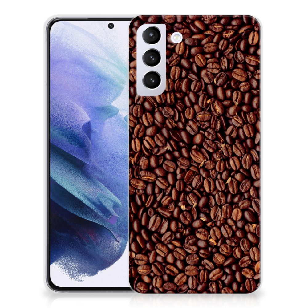 Samsung Galaxy S21 Plus Siliconen Case Koffiebonen B2C Telecom