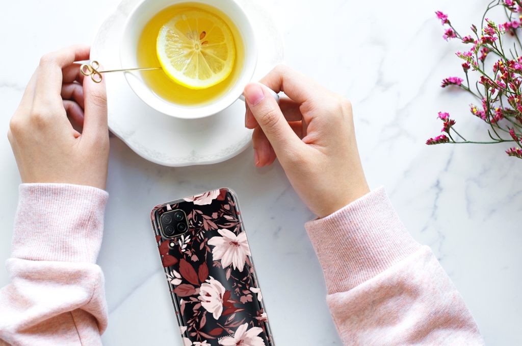 Hoesje maken Huawei P40 Lite Watercolor Flowers B2C Telecom