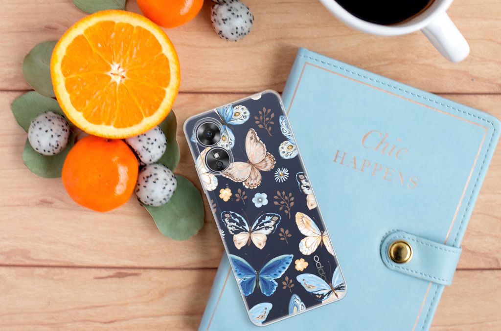TPU Hoesje voor OPPO A17 Vlinder B2C Telecom