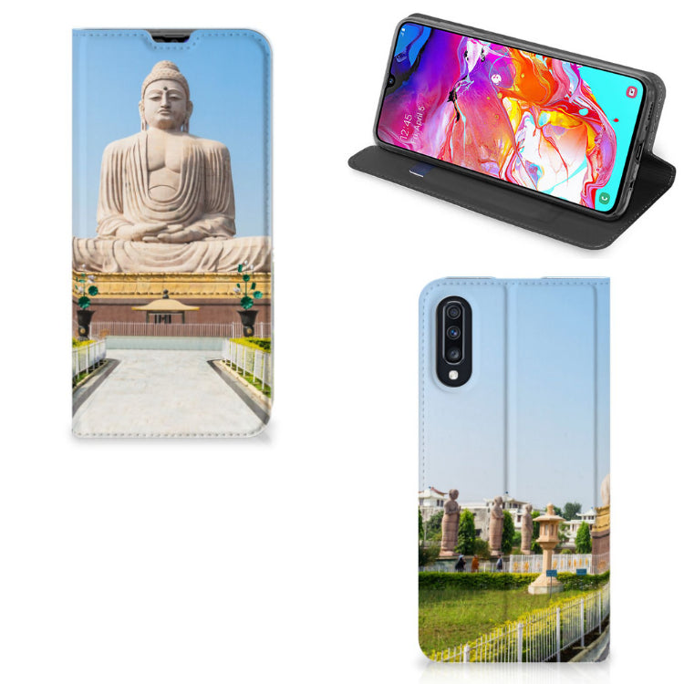 Samsung Galaxy A70 Book Cover Boeddha