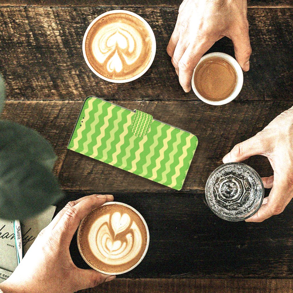 Sony Xperia 1 II Telefoon Hoesje Waves Green