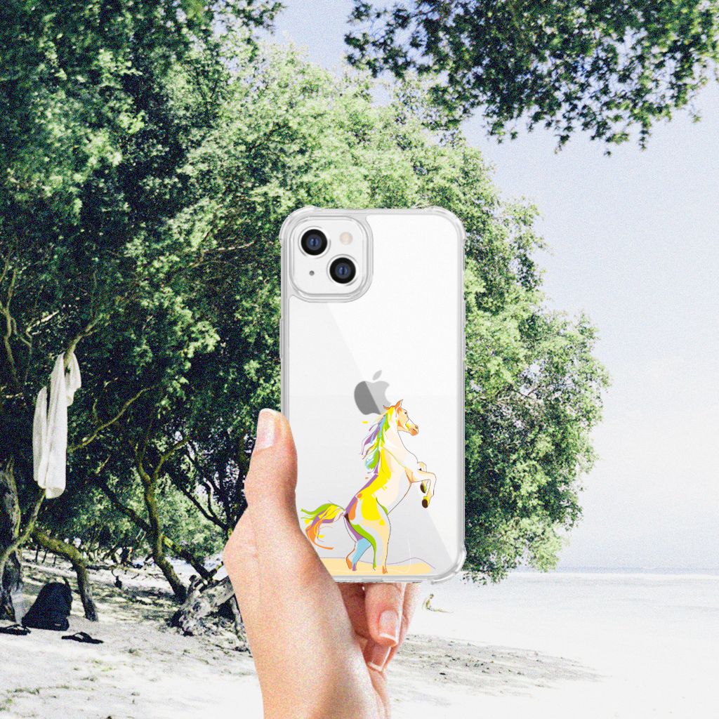 Apple iPhone 14 Plus Stevig Bumper Hoesje Horse Color B2C Telecom