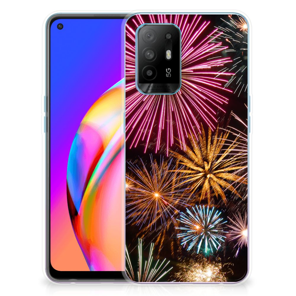 OPPO A94 5G | Reno5 Z Silicone Back Cover Vuurwerk B2C Telecom
