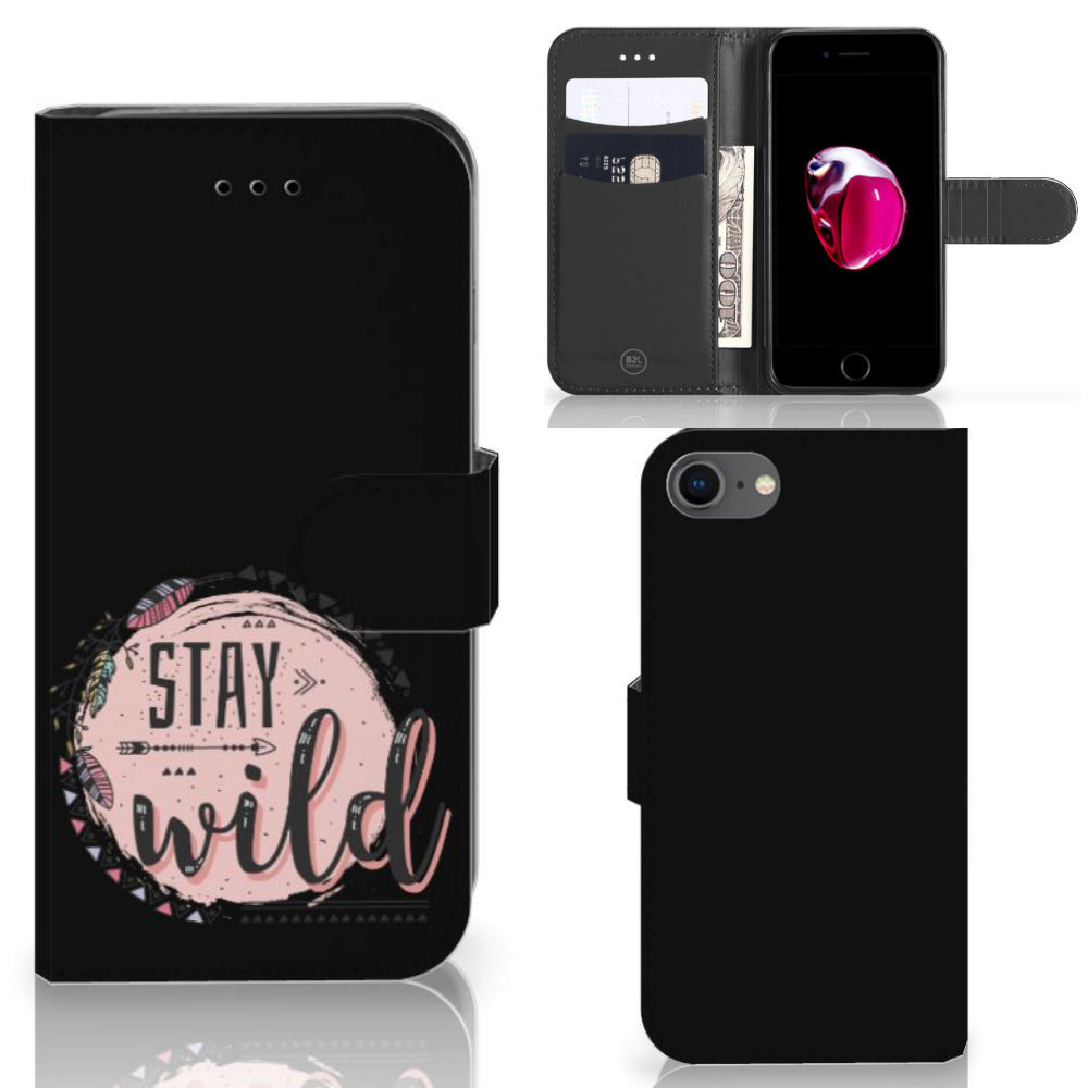 iPhone 7 | 8 | SE (2020) | SE (2022) Leuk Hoesje Boho Stay Wild