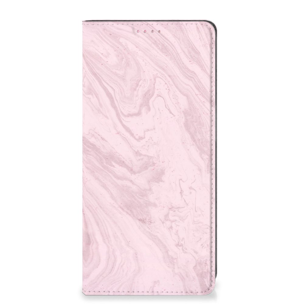 OPPO A54 5G | A74 5G | A93 5G Standcase Marble Pink - Origineel Cadeau Vriendin - B2C Telecom