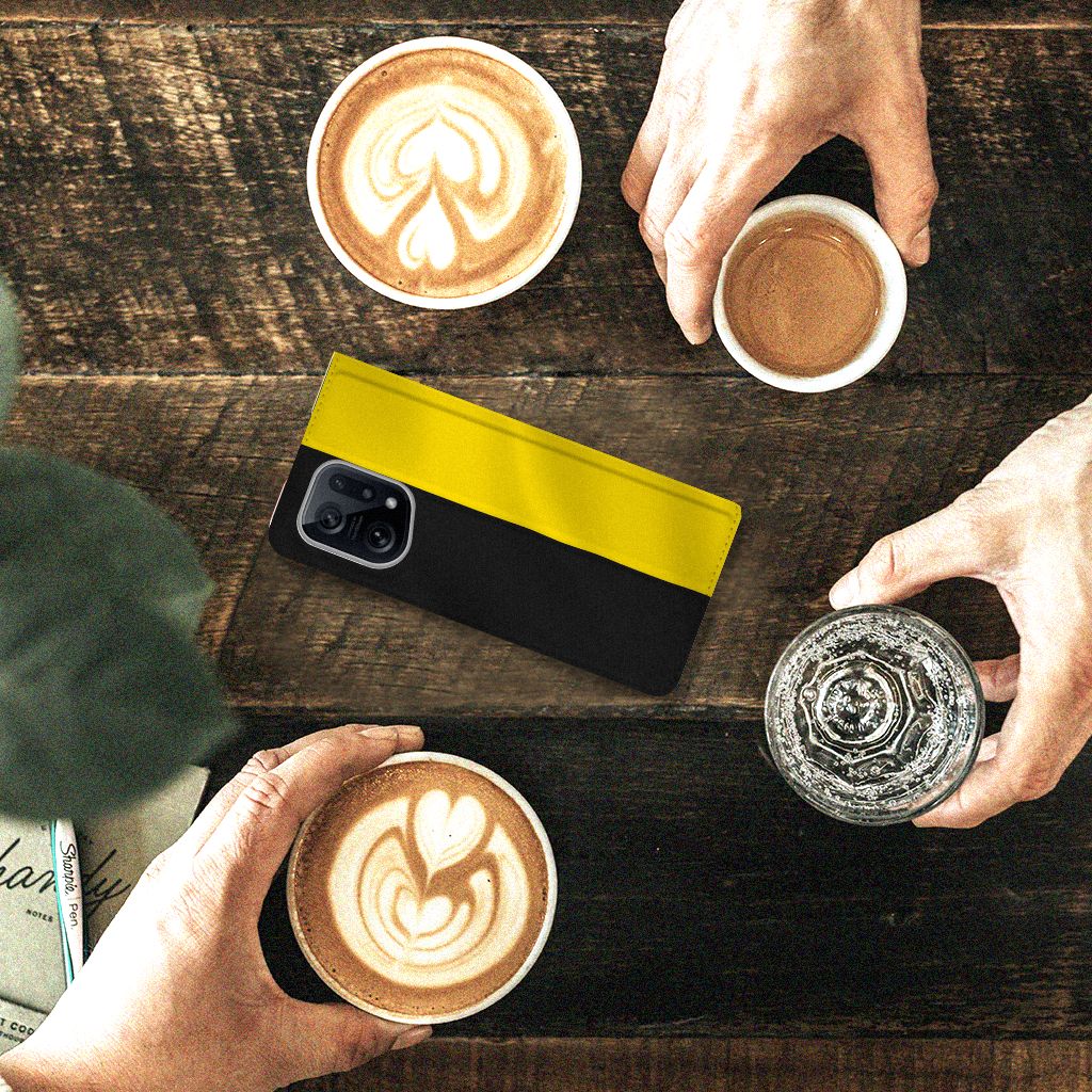 OPPO Find X5 Standcase Belgische Vlag - B2C Telecom