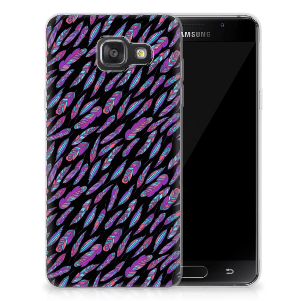Samsung Galaxy A3 2016 TPU bumper Feathers Color