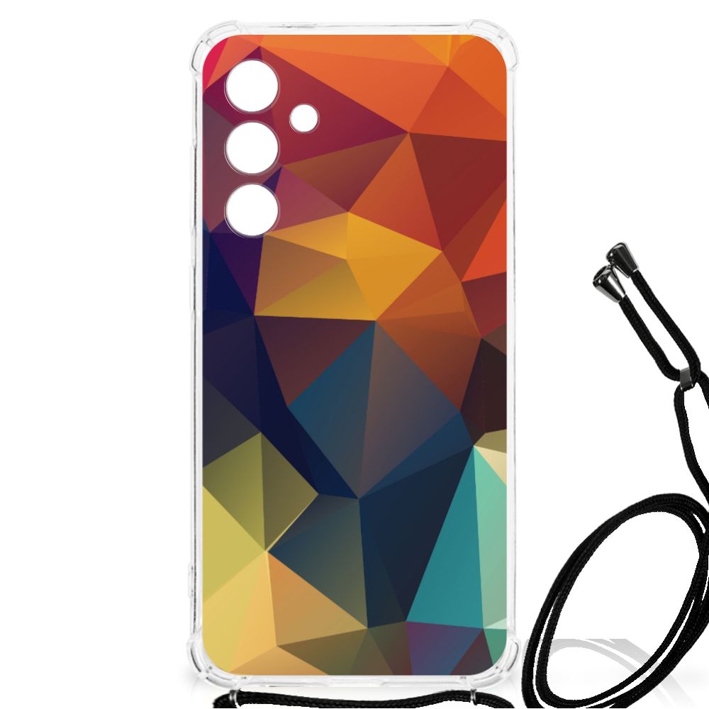 Samsung Galaxy A55 Shockproof Case Polygon Color