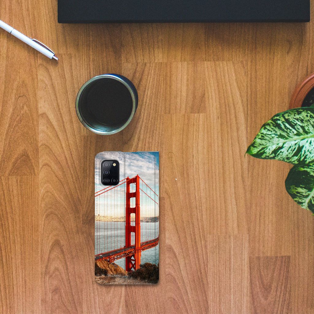 Samsung Galaxy A31 Book Cover Golden Gate Bridge - B2C Telecom