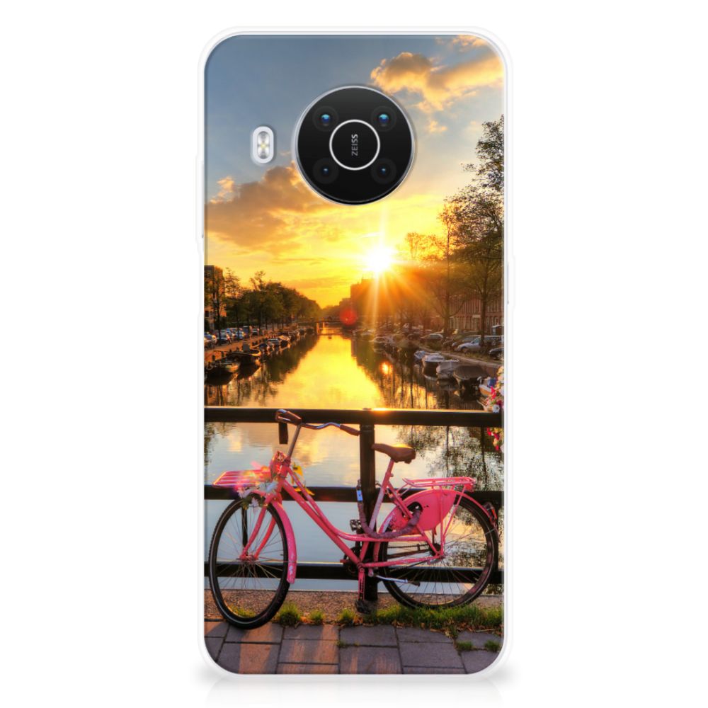 Nokia X10 | X20 Siliconen Back Cover Amsterdamse Grachten