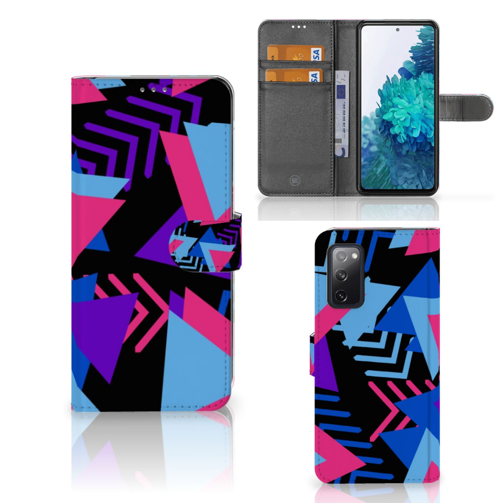 Samsung Galaxy S20 FE Book Case Funky Triangle