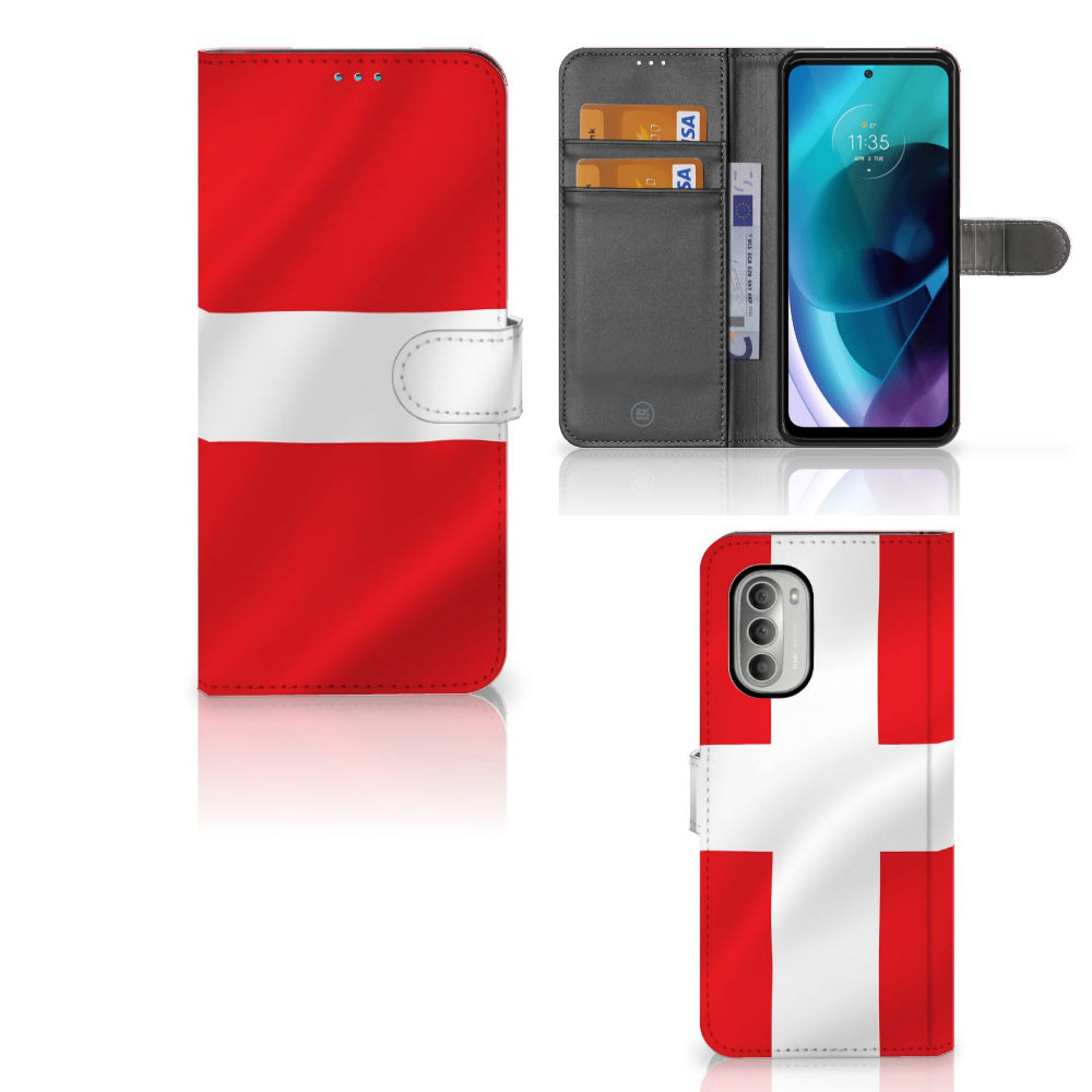 Motorola Moto G51 5G Bookstyle Case Denemarken