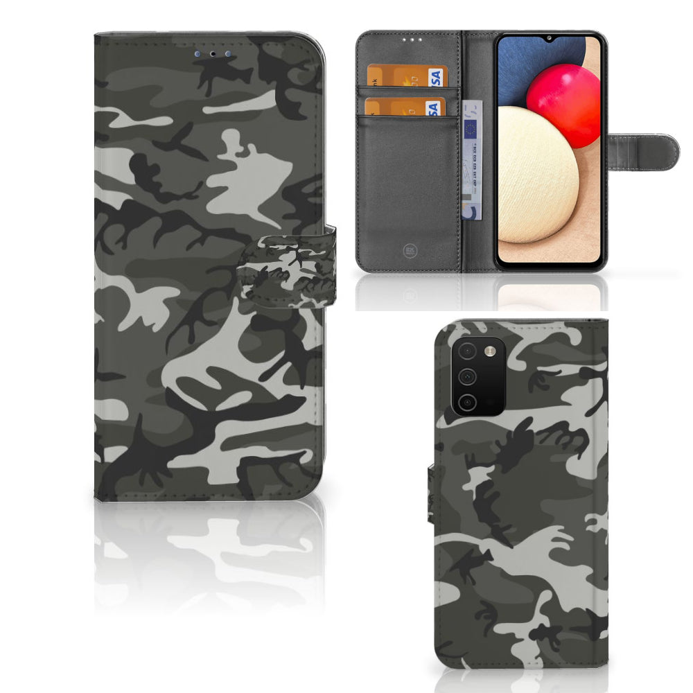 Samsung Galaxy A03s Telefoon Hoesje Army Light