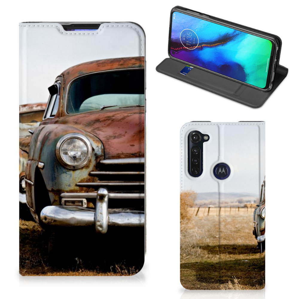 Motorola Moto G Pro Stand Case Vintage Auto - B2C Telecom