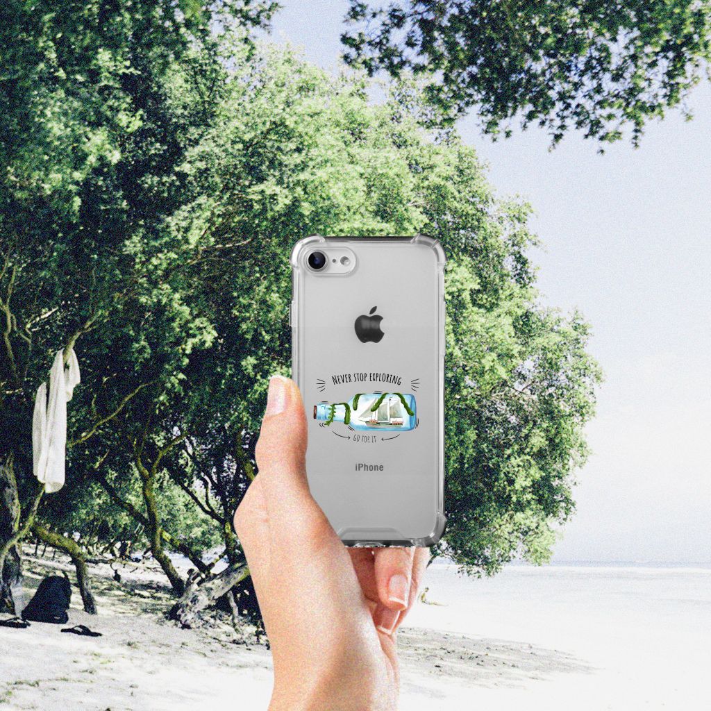 iPhone SE 2022/2020 | iPhone 8/7 Stevig Bumper Hoesje Boho Bottle B2C Telecom