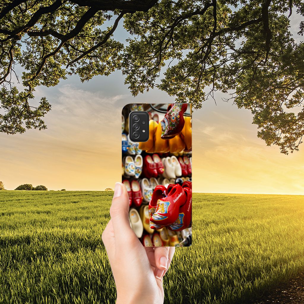 Samsung Galaxy A03s Book Cover Klompen - B2C Telecom