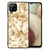 Samsung Galaxy A12 Marmeren Print Telefoonhoesje Marmer Goud B2C Telecom