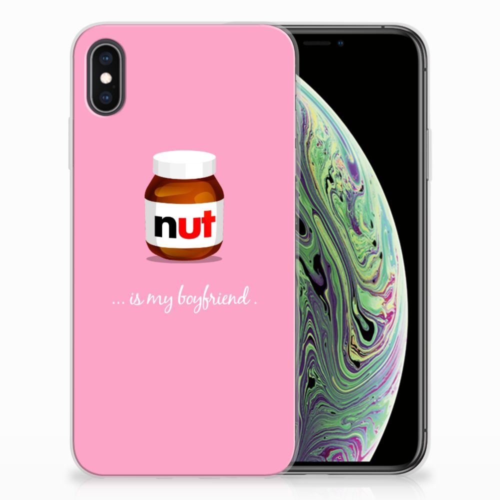 Apple iPhone Xs Max Siliconen Case Nut Boyfriend