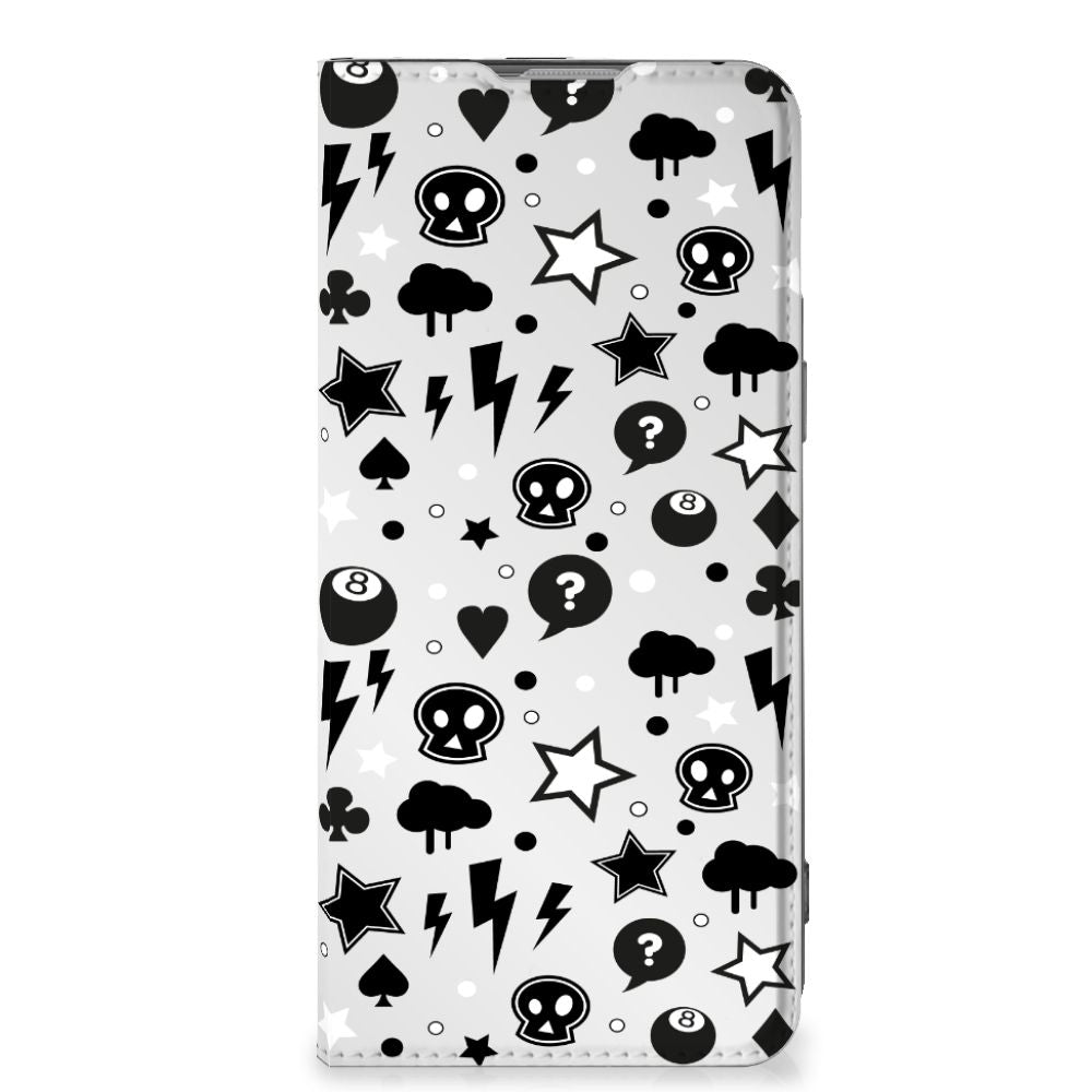 Mobiel BookCase OnePlus Nord 2T Silver Punk - B2C Telecom
