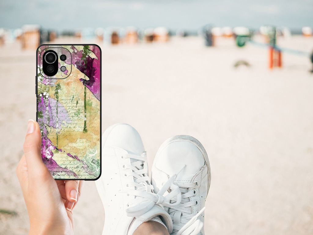 Kleurrijke Telefoonhoesje Xiaomi 11 Lite 5G NE | Mi 11 Lite Letter Painting B2C Telecom
