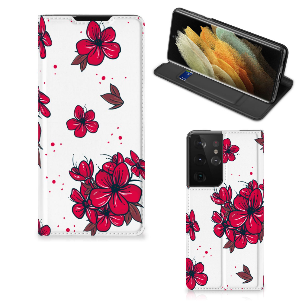 Samsung Galaxy S21 Ultra Smart Cover Blossom Red - B2C Telecom