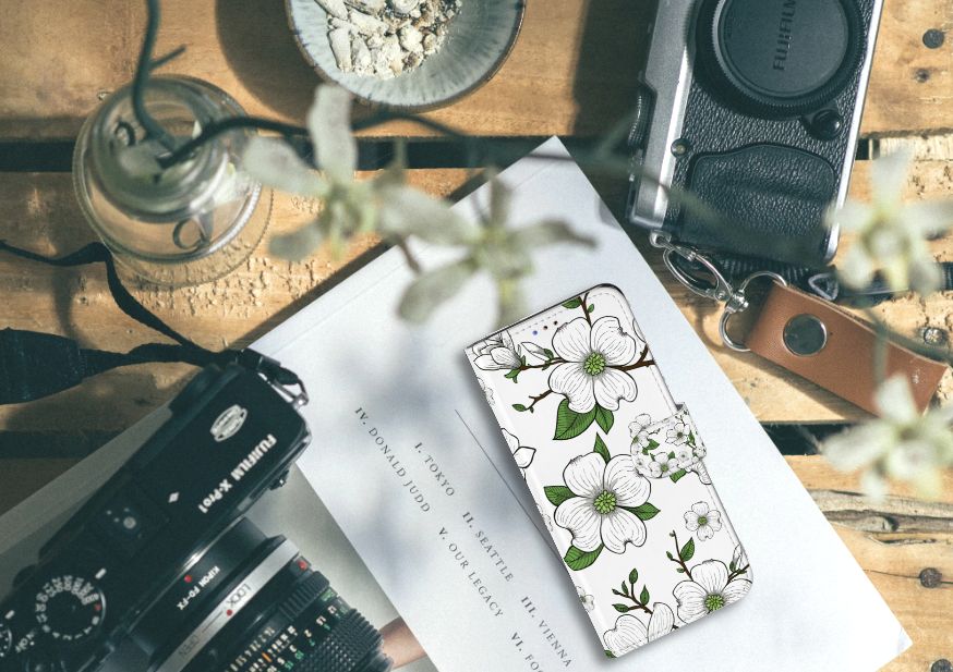 Samsung Galaxy A20s Hoesje Dogwood Flowers